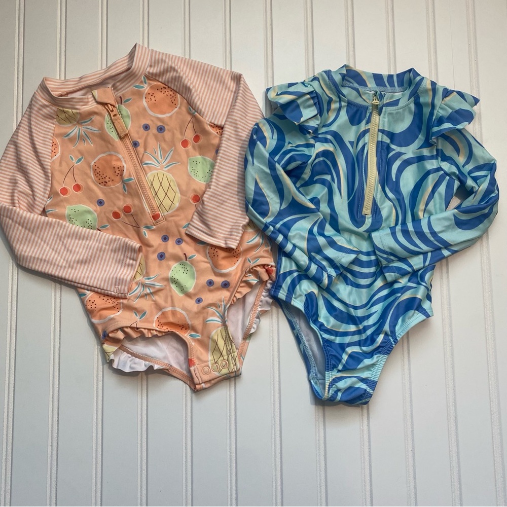 Girls Rashgaurd Swimsuit Bundle